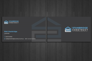Stanbridge Construct, Carpentry Services | Business Card Design by Uttom 2