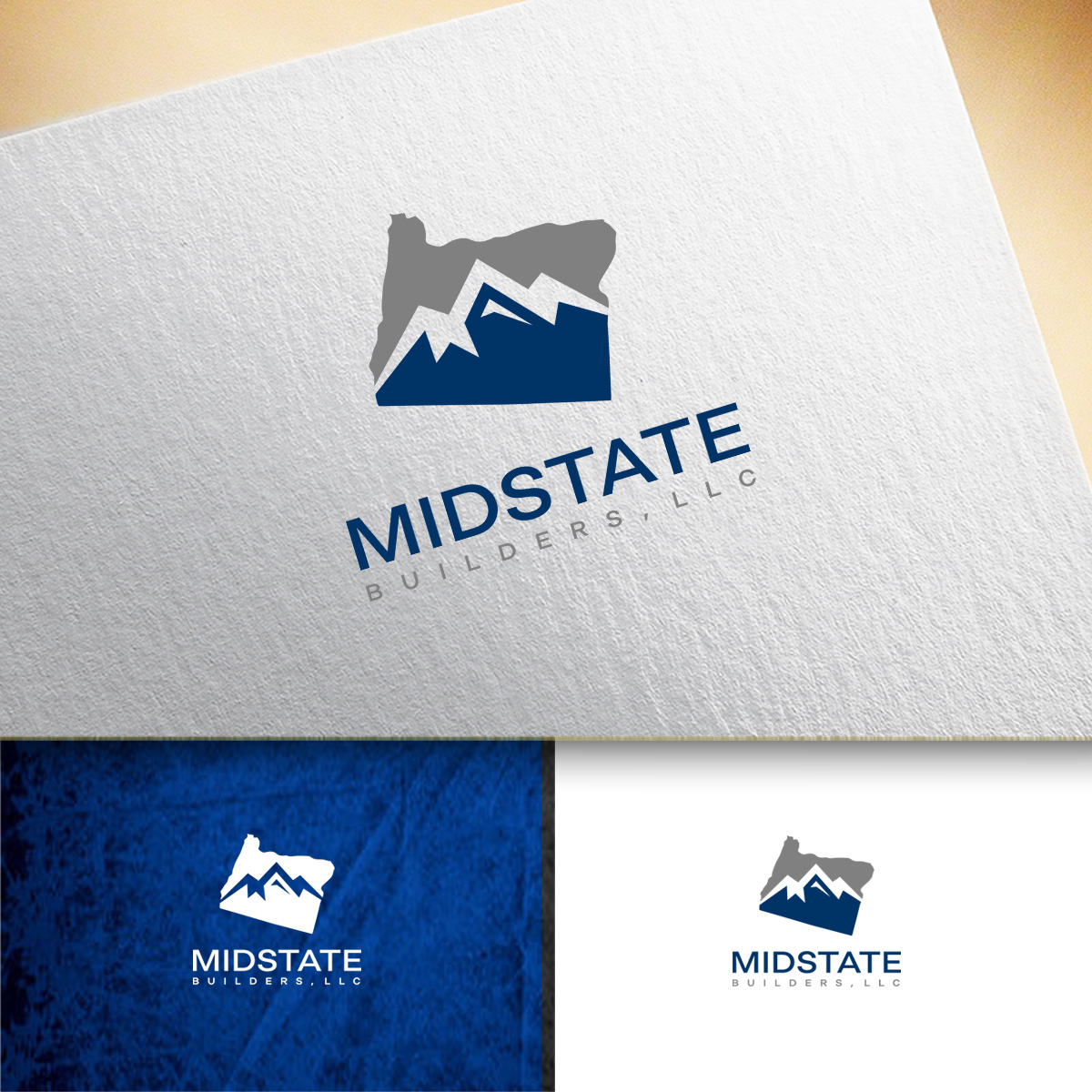 Logo Design by jokoitem for Midstate Builders, LLC | Design #23350913