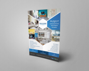 Flyer Design by Nightmist for Gold edge painting and decorating  | Design #23343185