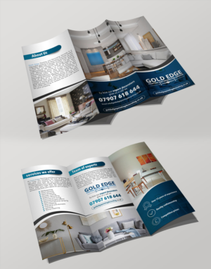 Gold edge painting and decorating * | Diseño de Flyer por Adnan.design