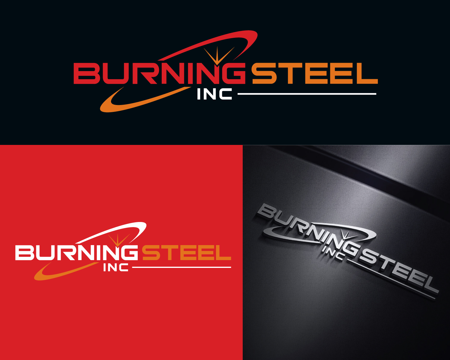 Logo Design by Atec for Burning Steel Inc. | Design #23352189