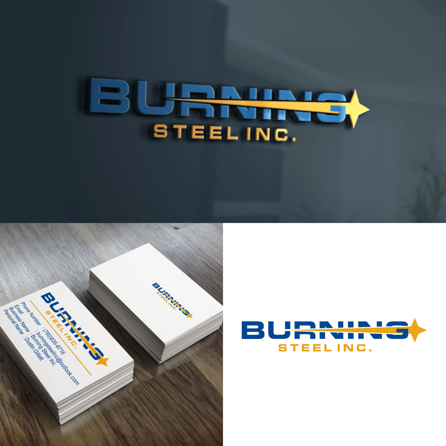 Logo Design by S.I.D for Burning Steel Inc. | Design #23363601