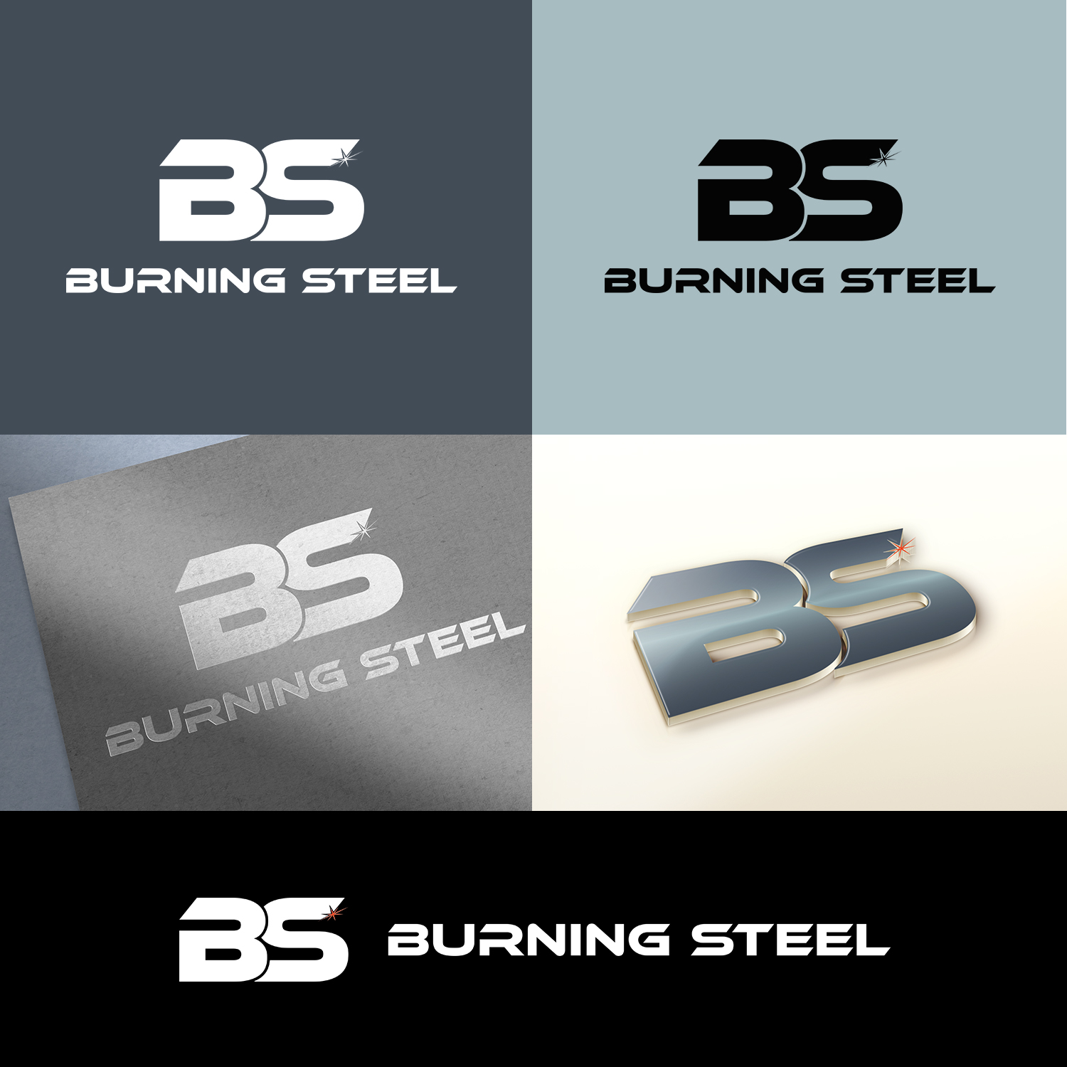 Logo Design by GRAFFYC for Burning Steel Inc. | Design #23346719