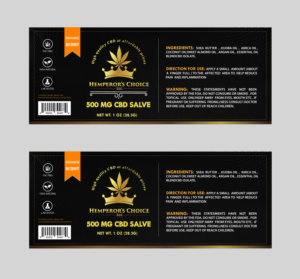 Diseño de Etiqueta por Min2 para Hemperor’s Choice Llc | Diseño #23344479