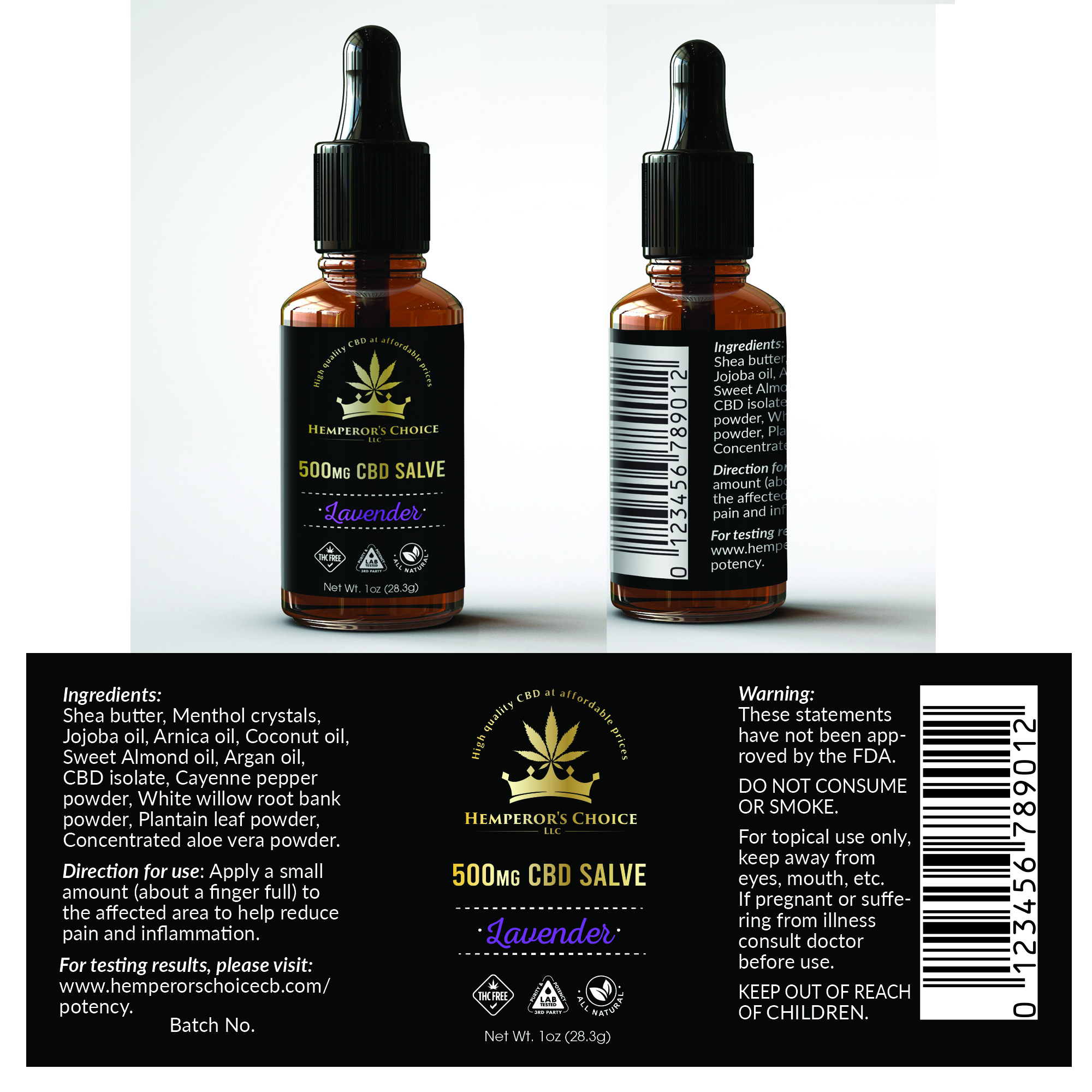 Label Design by Krasimira Georgieva for Hemperor’s Choice Llc | Design #23342743