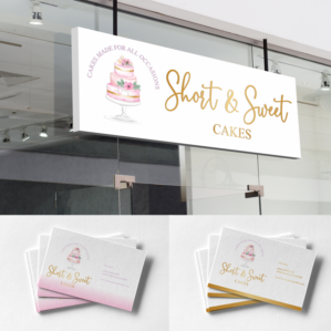Short & Sweet Cakes | Logo Design by Samantha Ward Design