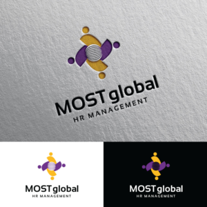 MOST global HR management (one of possibilities) | Logo Design by Rii