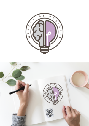 Handle My Business text around light bulb  | Design de Logo par artgroup 48