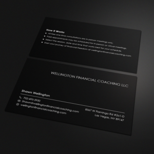 Business Card Design by Sandaruwan for Wellington Financial Coaching LLC | Design #23348326