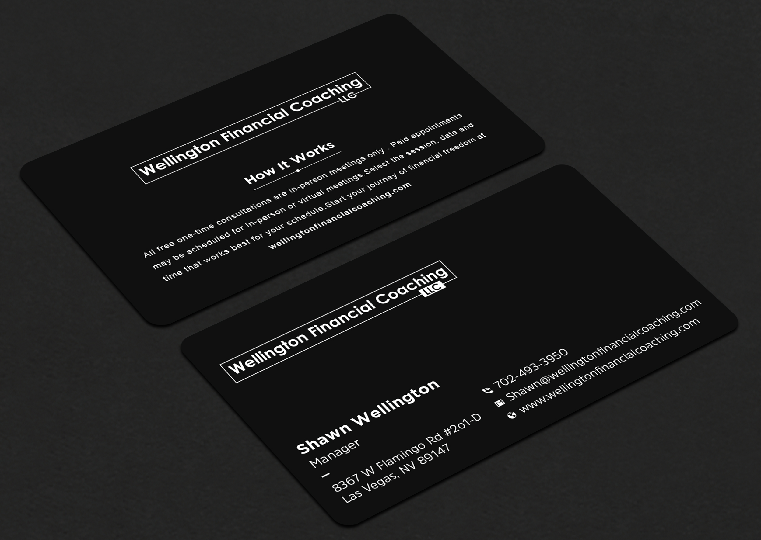 Business Card Design by Uttom 2 for Wellington Financial Coaching LLC | Design #23348557