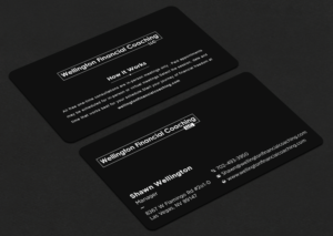 Business Card Design by Uttom 2 for Wellington Financial Coaching LLC | Design: #23348557