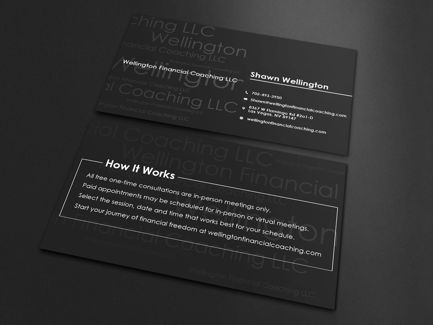 Business Card Design by Adnan.design for Wellington Financial Coaching LLC | Design: #23348574