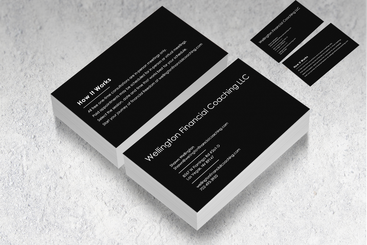 Business Card Design by BrpDesign for Wellington Financial Coaching LLC | Design #23347732