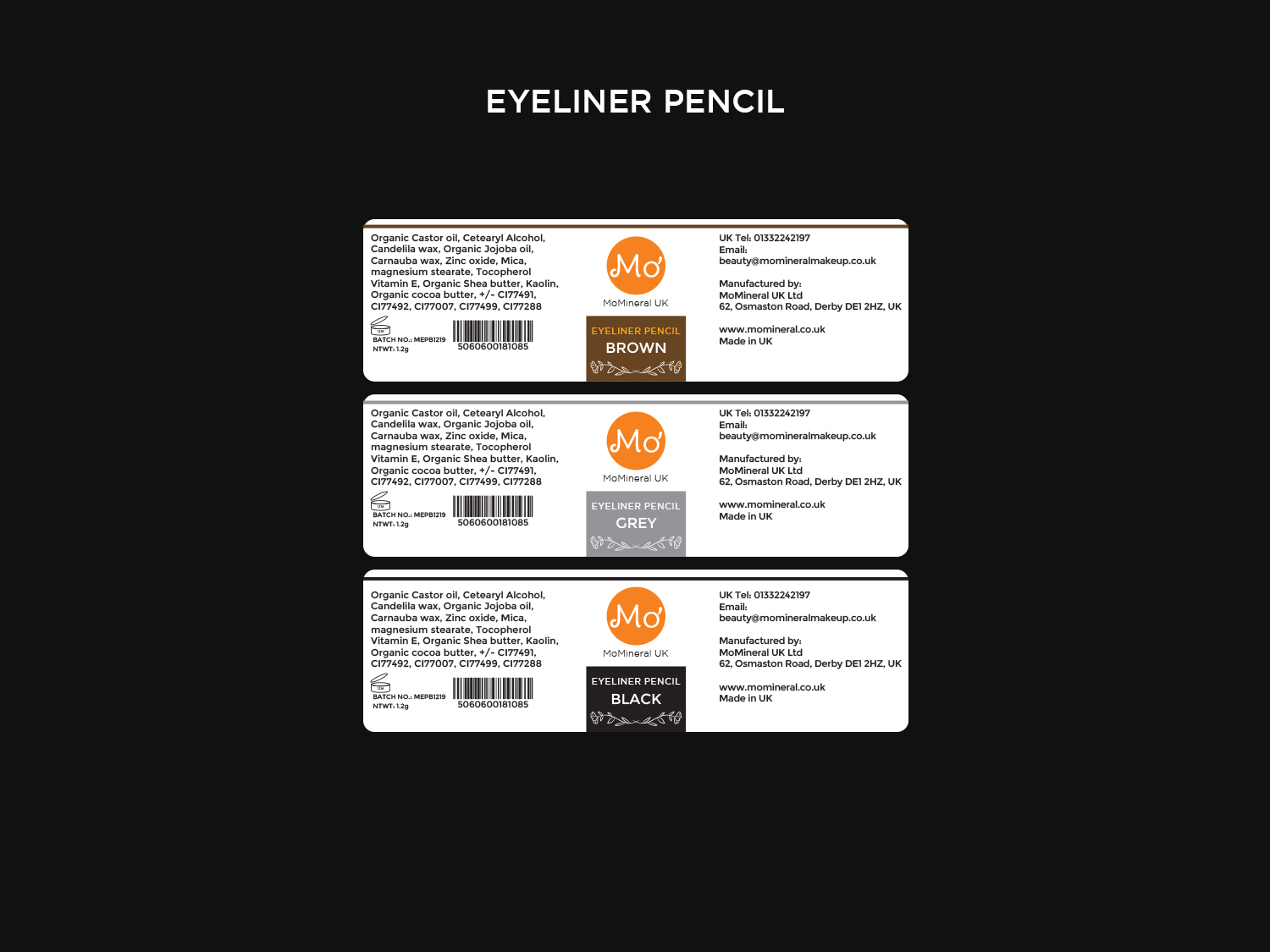 Label Design by Priyo Subarkah for MoMineral UK Ltd | Design #23373978