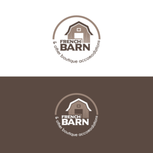 French Barn and other boutique accomodations | Logo Design by Graphic Bricks