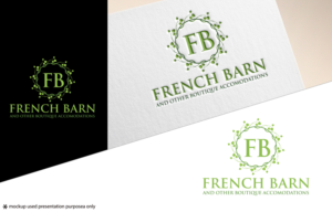 French Barn and other boutique accomodations | Logo Design by Juli creation