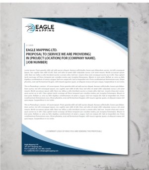 Diseño de Plantilla de Word por alex989 para Eagle Mapping Ltd. | Diseño: #23363212