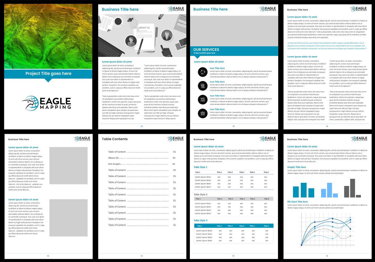 Diseño de Plantilla de Word por Best Design Hub para Eagle Mapping Ltd. | Diseño #23385940