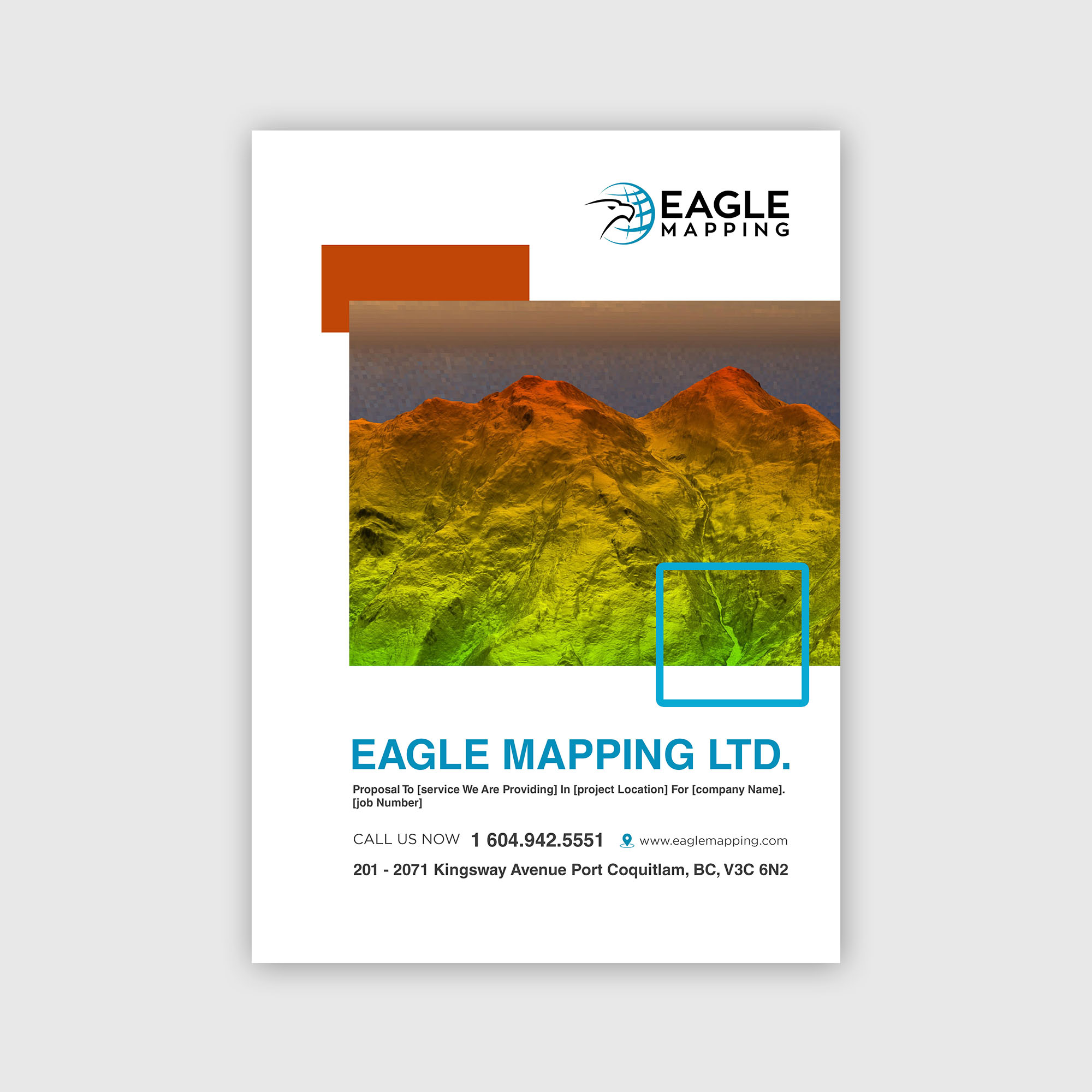 Word Template Design by debdesign for Eagle Mapping Ltd. | Design #23361961