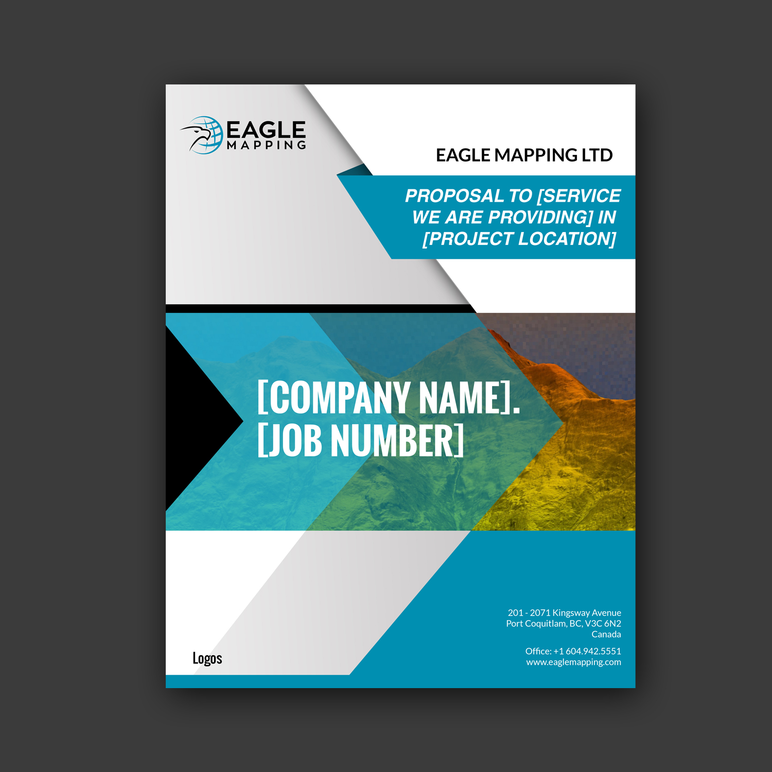 Diseño de Plantilla de Word por Schöpfer para Eagle Mapping Ltd. | Diseño #23409903
