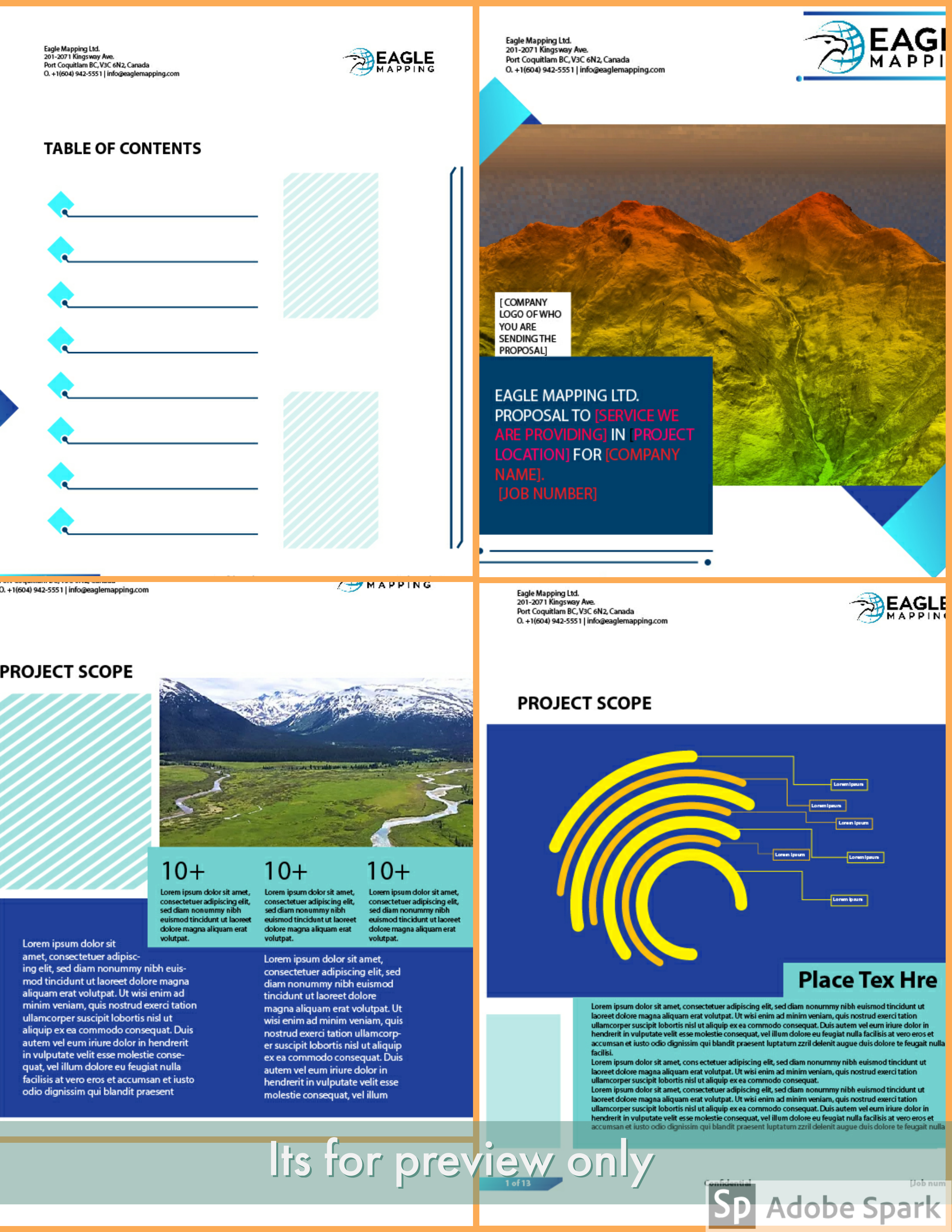 Design de Modèle Word par Ron.IT pour Eagle Mapping Ltd. | Design #23383600