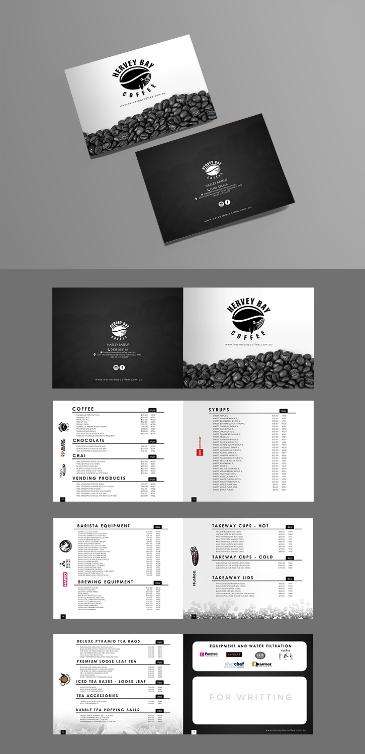 Katalog-Design von aspiremedia für Hervey Bay Coffee | Design: #23412599