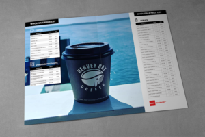 Katalog-Design von barinix für Hervey Bay Coffee | Design: #23377274