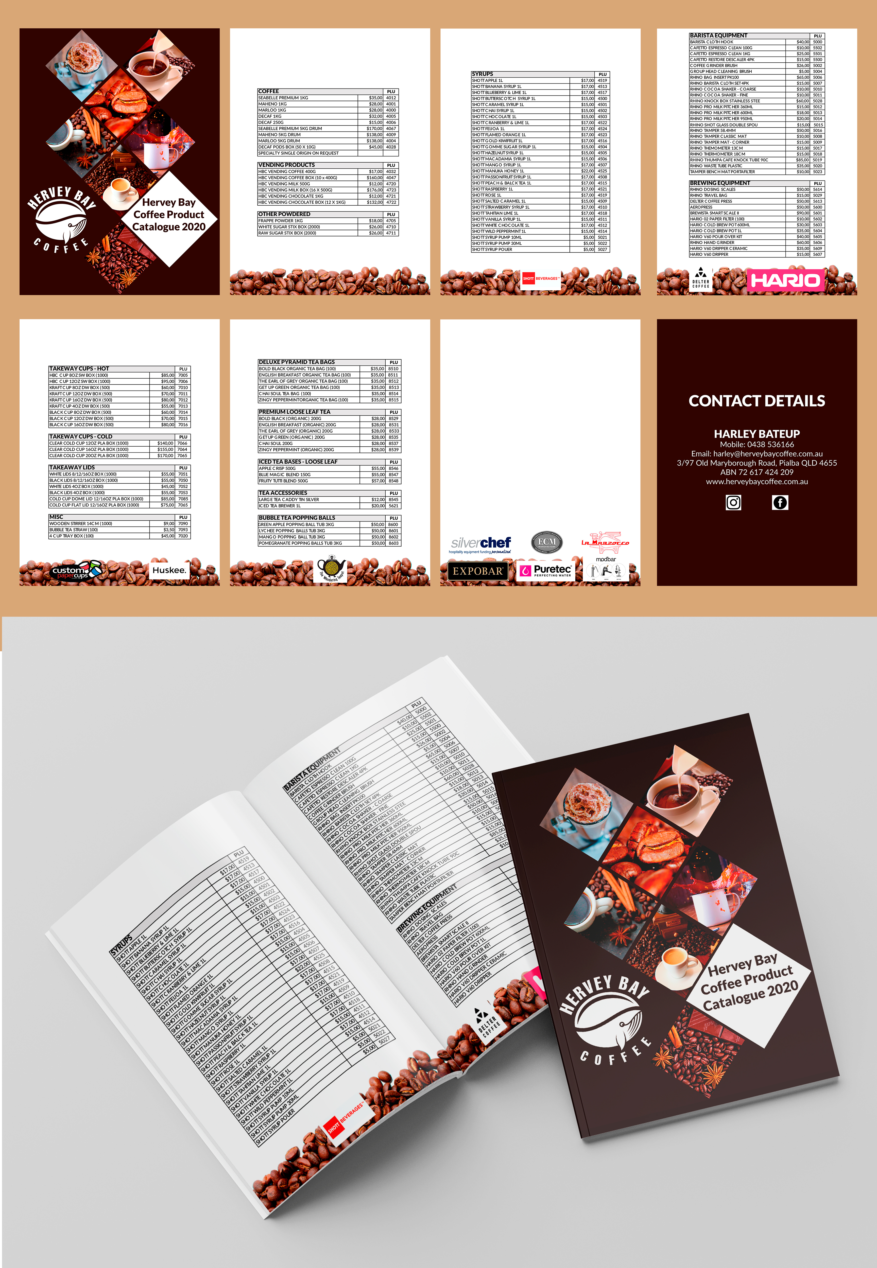 Katalog-Design von Svitlana Fox für Hervey Bay Coffee | Design #23393272