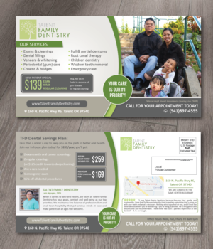 Postcard for dental office | Diseño de Flyer por alex989