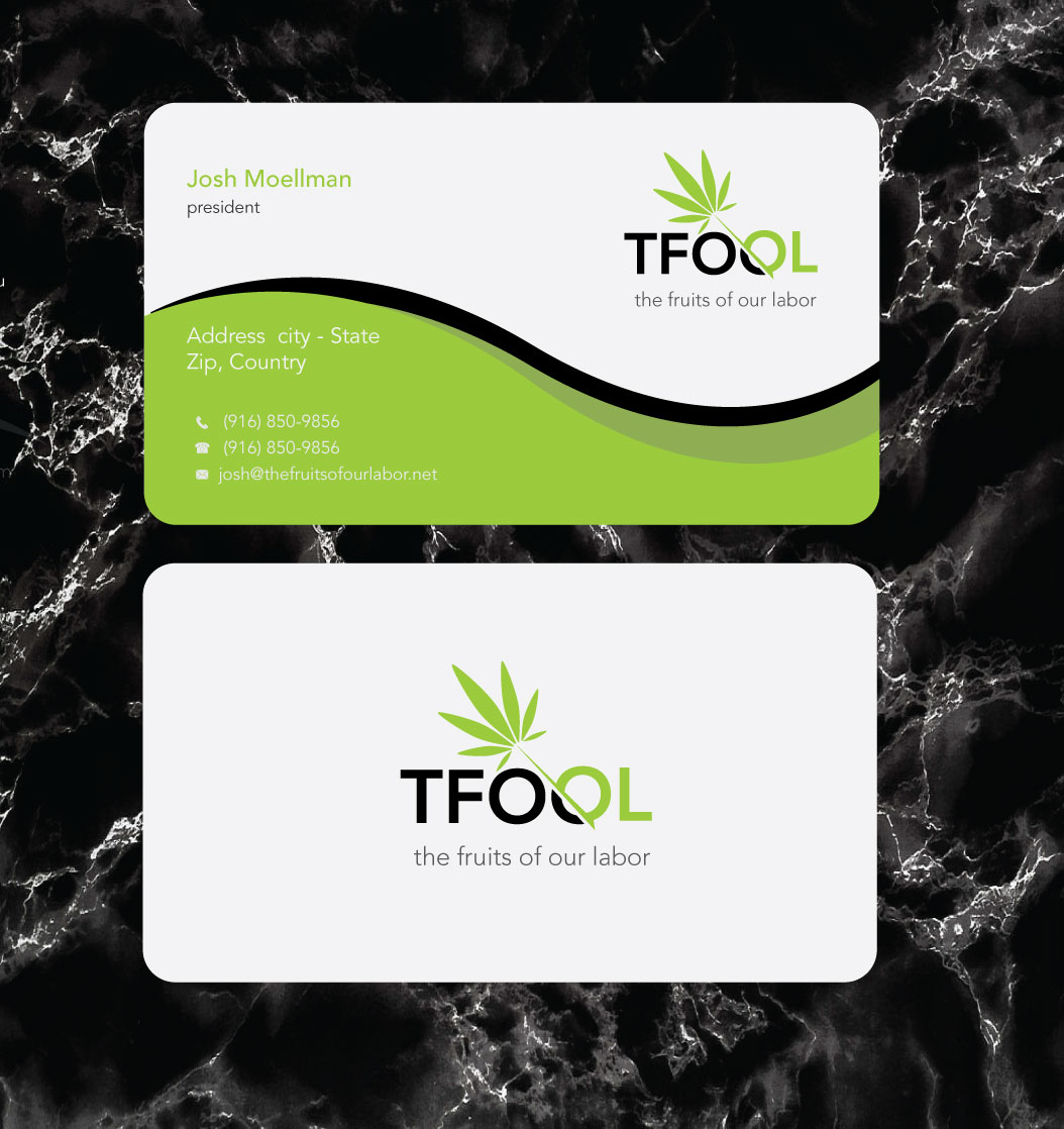 Business Card Design by zumur 2 for The fruits of our labor | Design #23354772