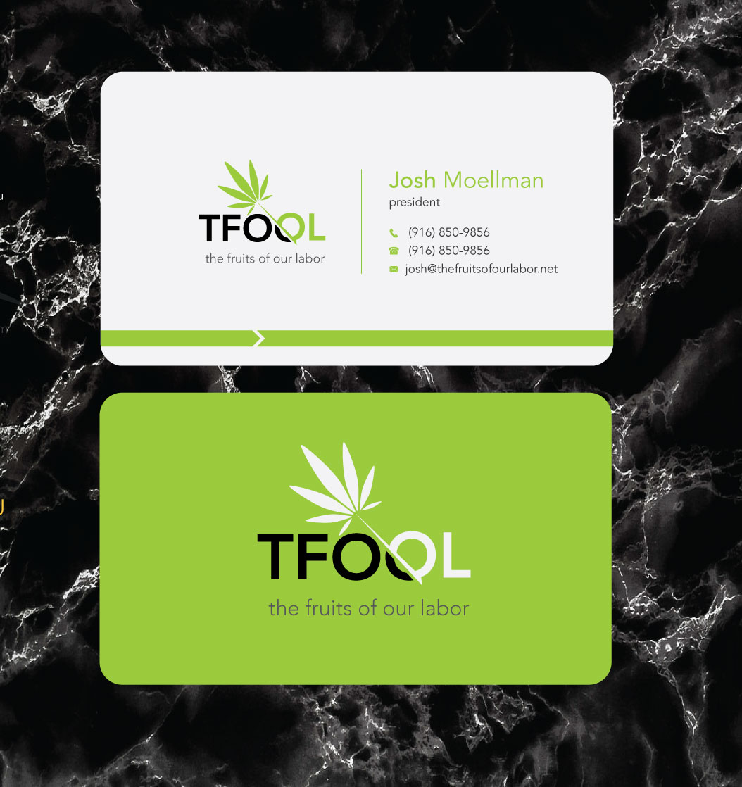 Business Card Design by zumur 2 for The fruits of our labor | Design #23354774