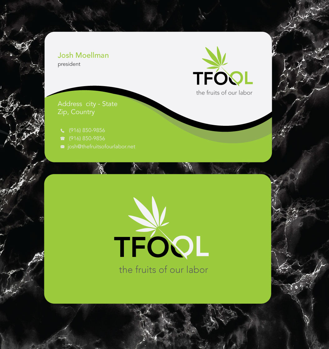 Business Card Design by zumur 2 for The fruits of our labor | Design #23354777