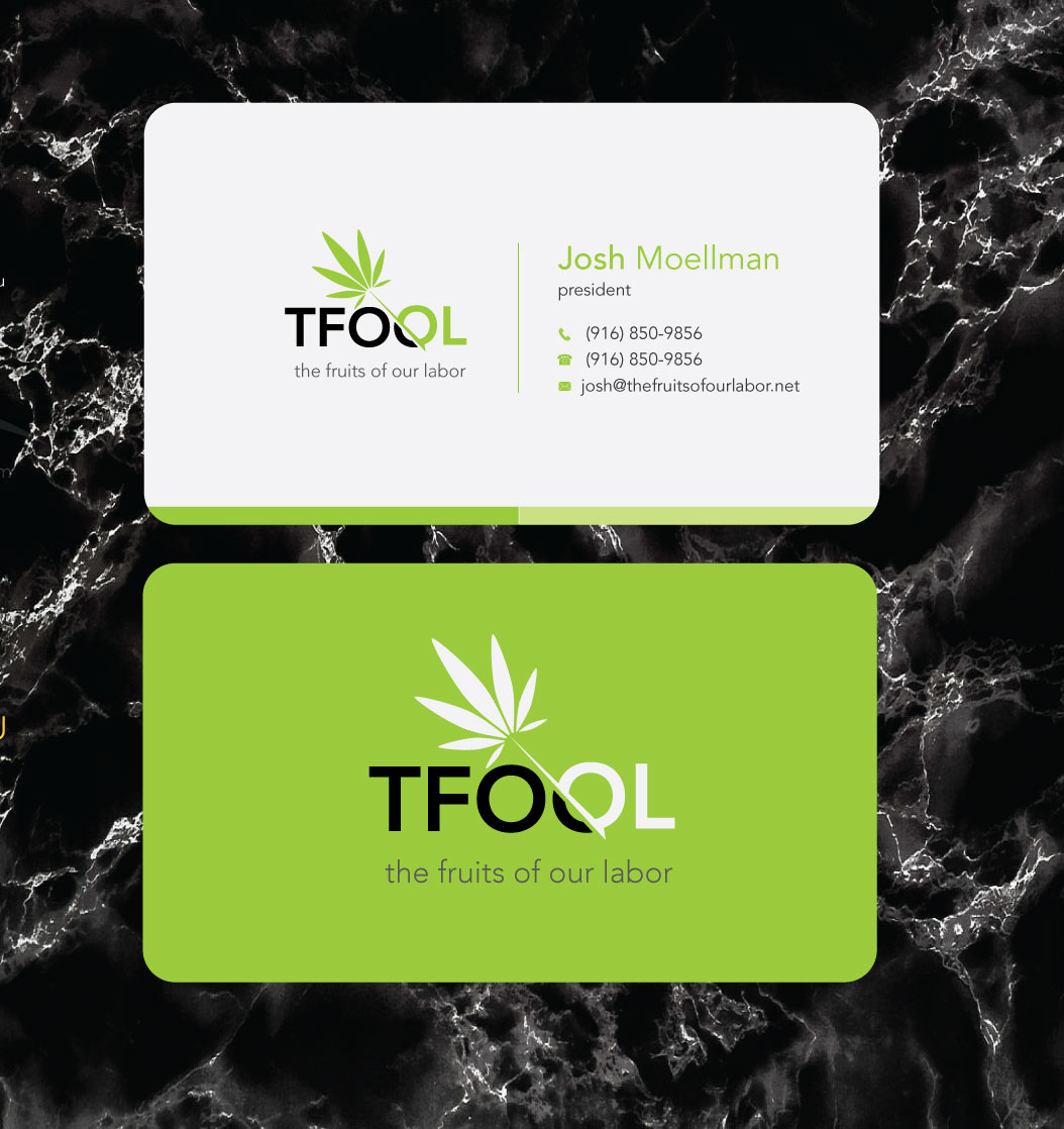 Business Card Design by zumur 2 for The fruits of our labor | Design #23354784