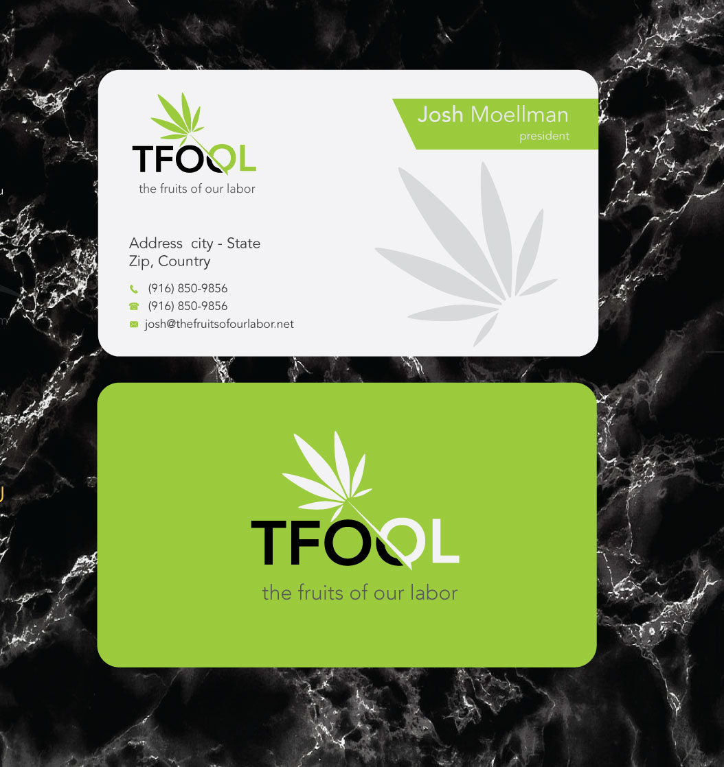 Business Card Design by zumur 2 for The fruits of our labor | Design #23354785