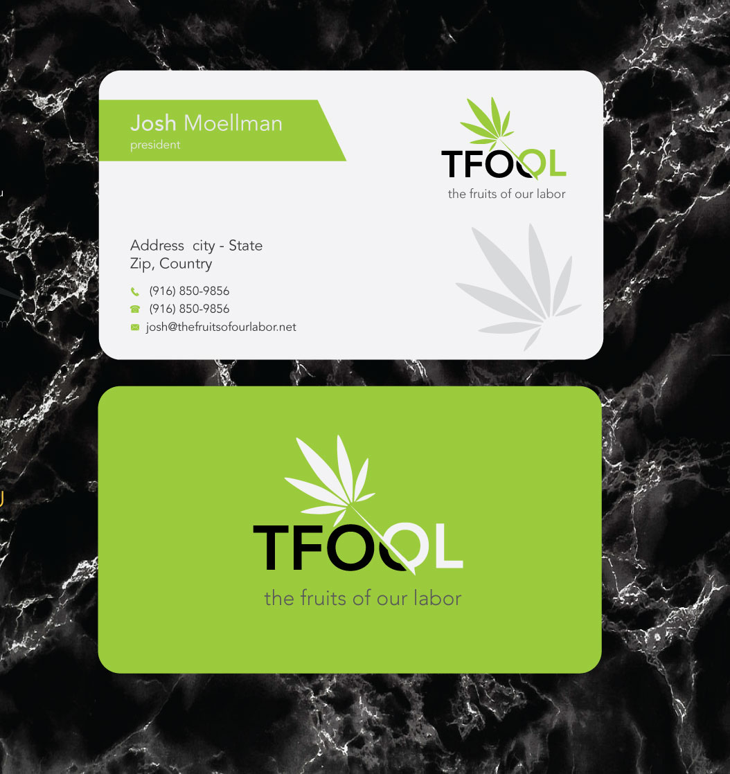 Business Card Design by zumur 2 for The fruits of our labor | Design #23354791