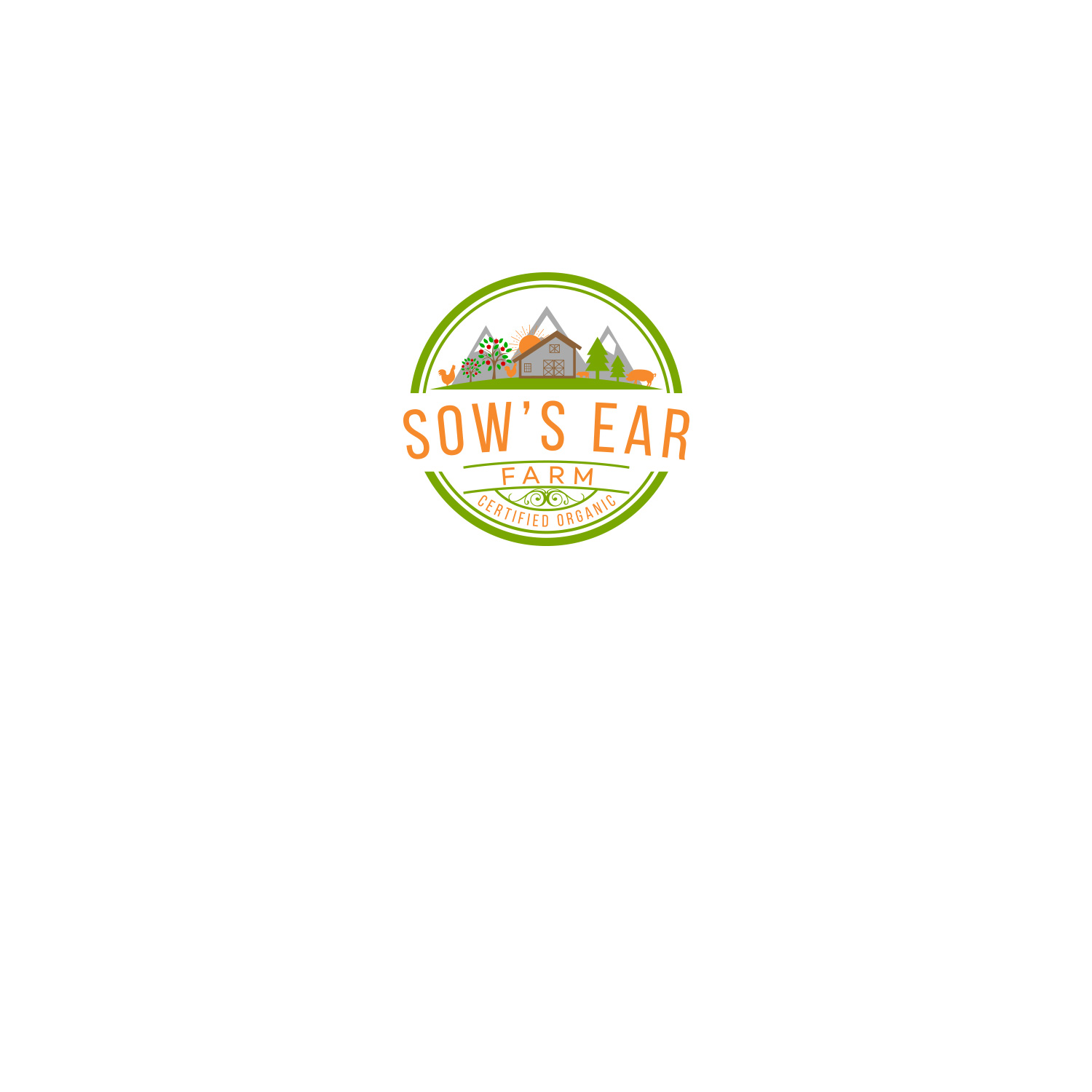 Logo Design by DesignDUO for Sow's Ear Farm | Design #23416112