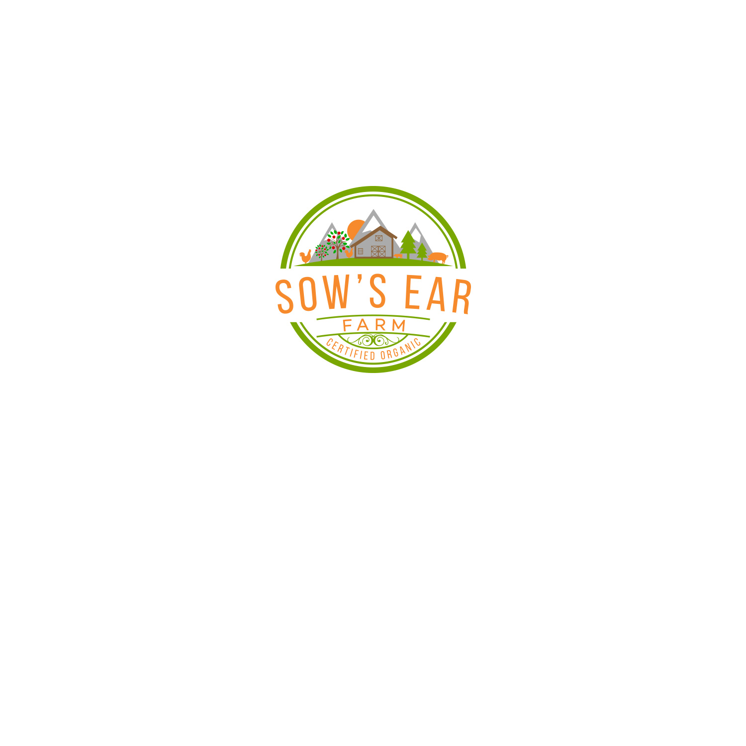 Logo Design by DesignDUO for Sow's Ear Farm | Design #23416114