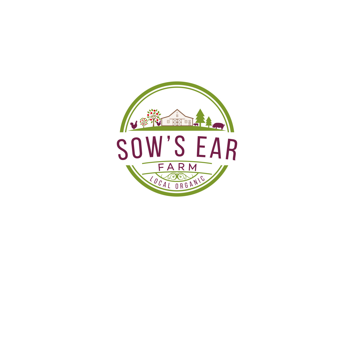Logo Design by DesignDUO for Sow's Ear Farm | Design #23497228