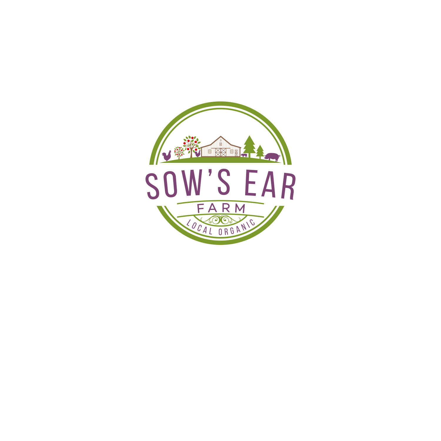Logo Design by DesignDUO for Sow's Ear Farm | Design #23497230