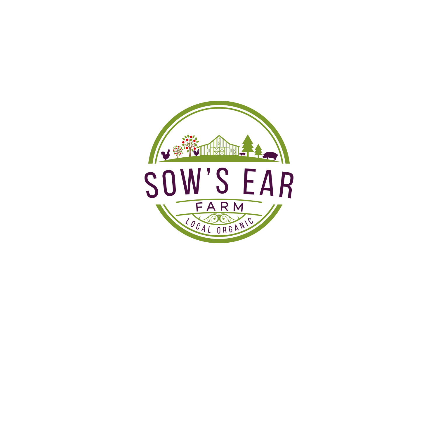 Logo Design by DesignDUO for Sow's Ear Farm | Design #23497231