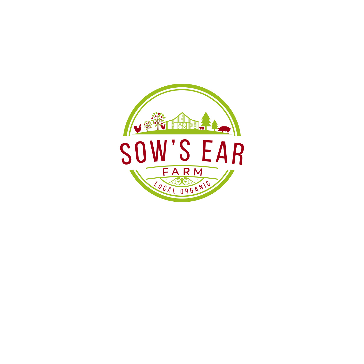 Logo Design by DesignDUO for Sow's Ear Farm | Design #23497232