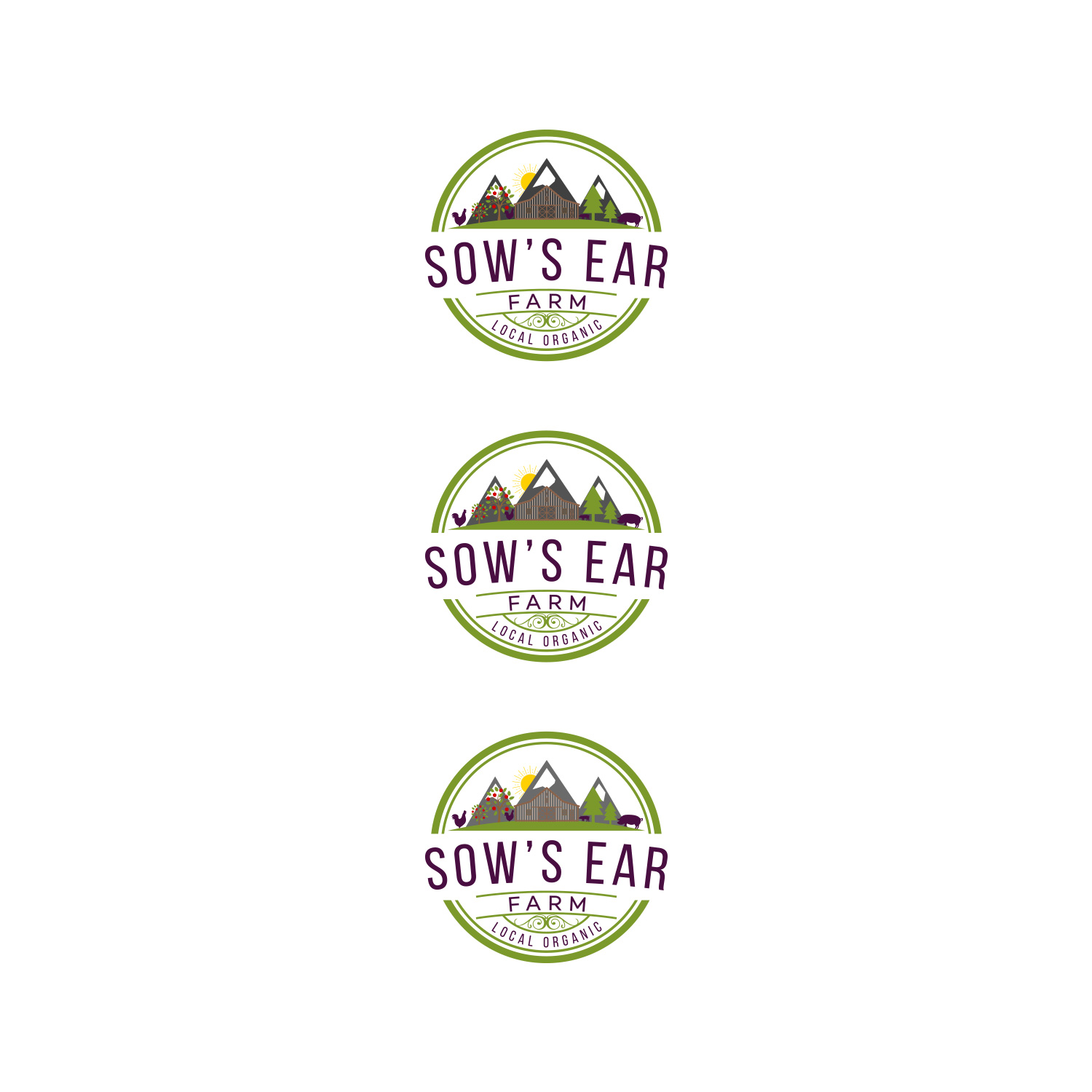 Diseño de Logo por DesignDUO para Sow's Ear Farm | Diseño #23497875