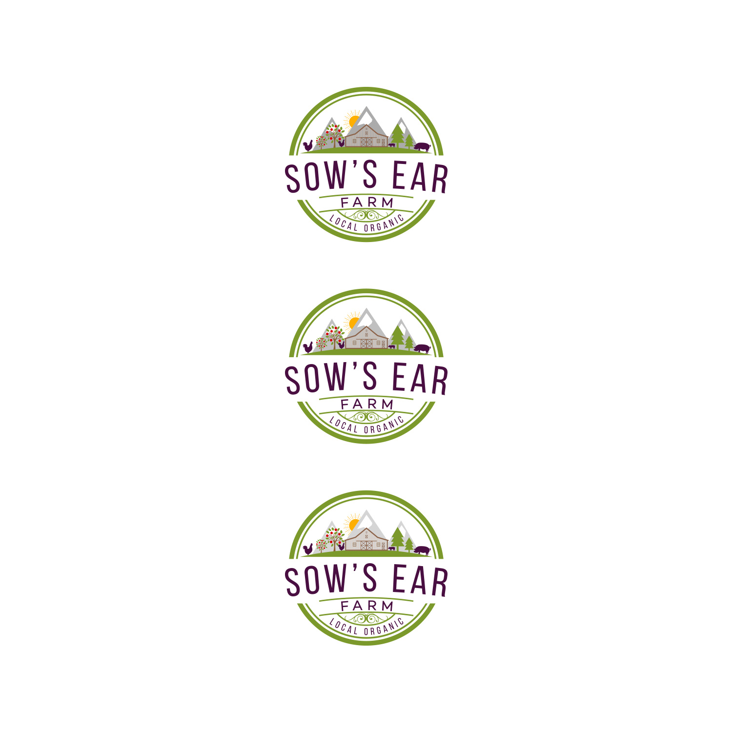Diseño de Logo por DesignDUO para Sow's Ear Farm | Diseño #23497876