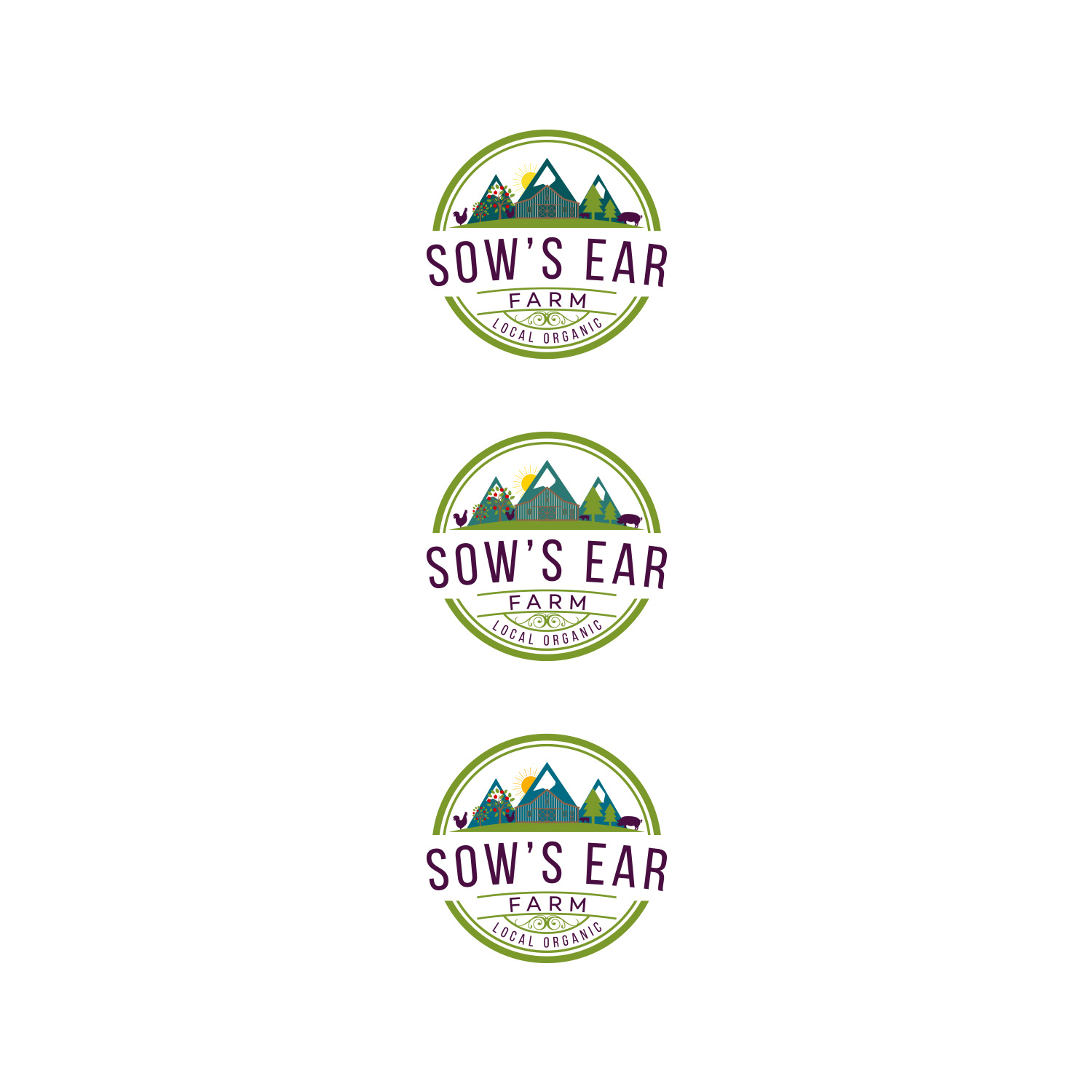Diseño de Logo por DesignDUO para Sow's Ear Farm | Diseño #23497877