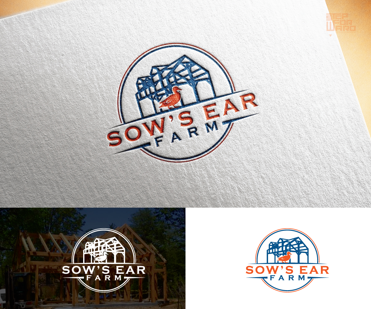 Logo Design by step forward 2 for Sow's Ear Farm | Design #23362184