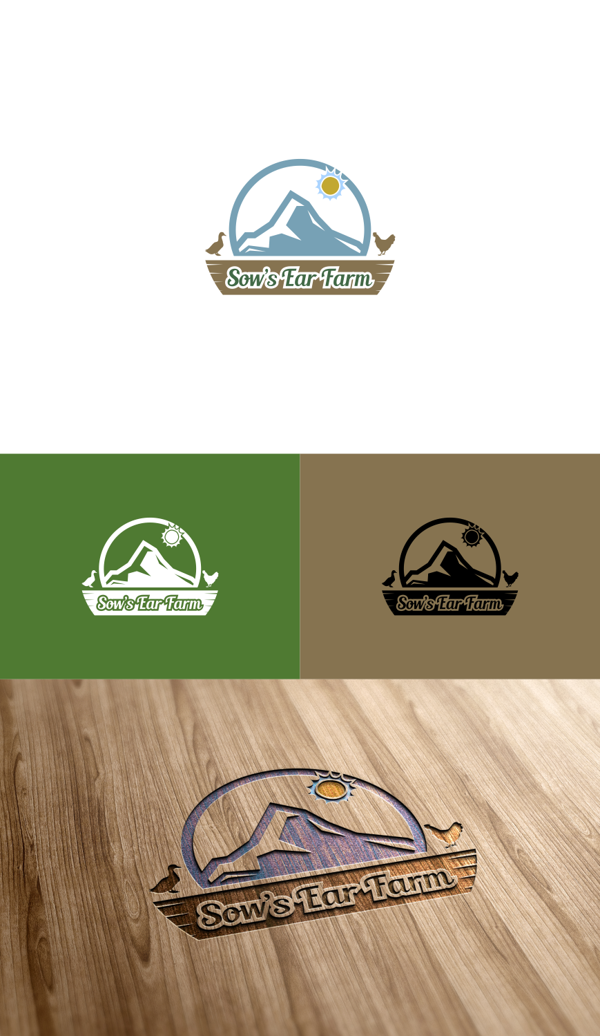 Logo Design by siti MWDesign for Sow's Ear Farm | Design #23506164