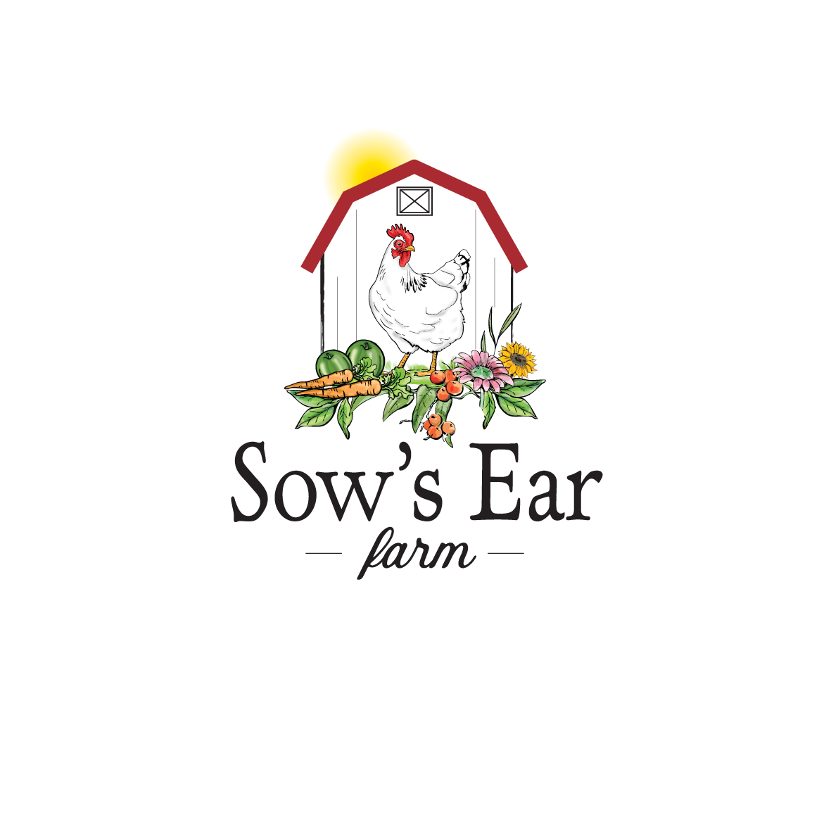 Logo Design by Samantha Ward Design for Sow's Ear Farm | Design #23386634