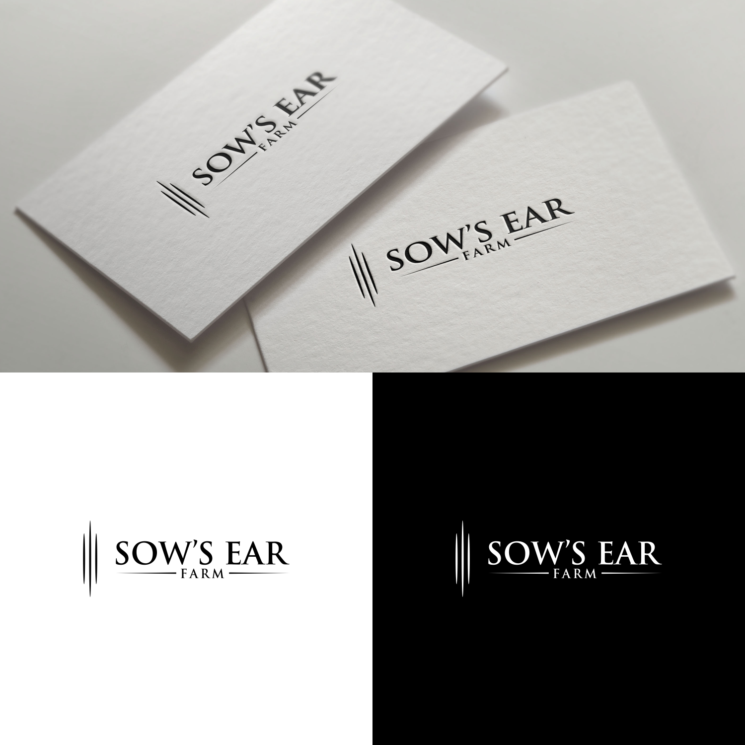 Logo Design by mbah suratman for Sow's Ear Farm | Design #23355003