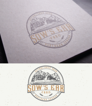 Logo Design by Dobar_logo for Sow's Ear Farm | Design: #23422687