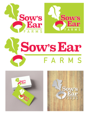 Diseño de Logo por Ken 9 para Sow's Ear Farm | Diseño: #23387005